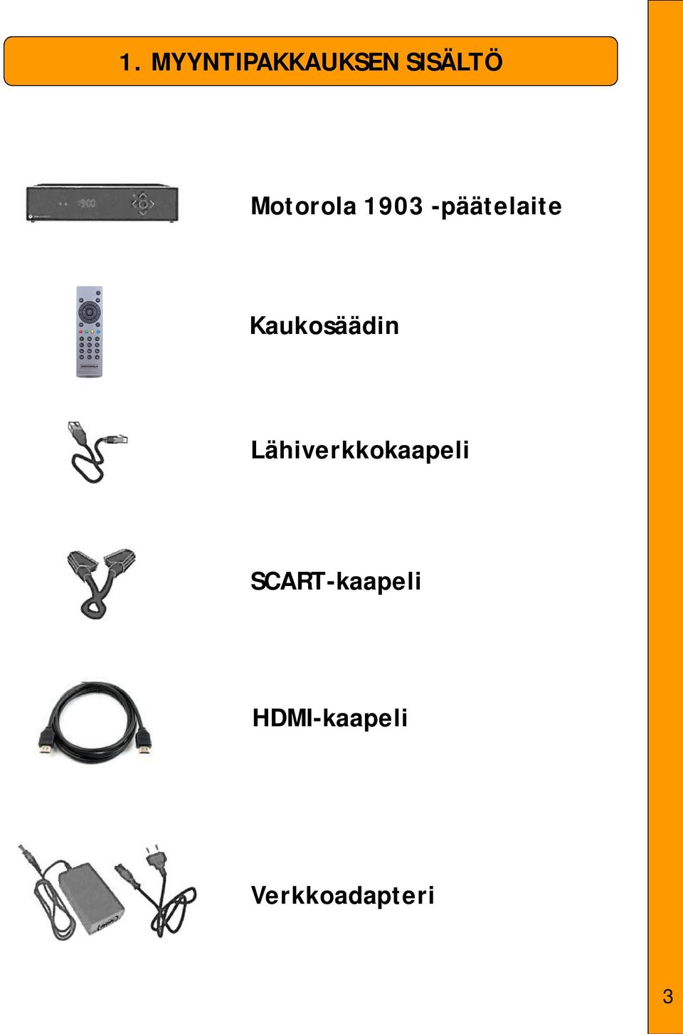 Kaukosäädin Lähiverkkokaapeli