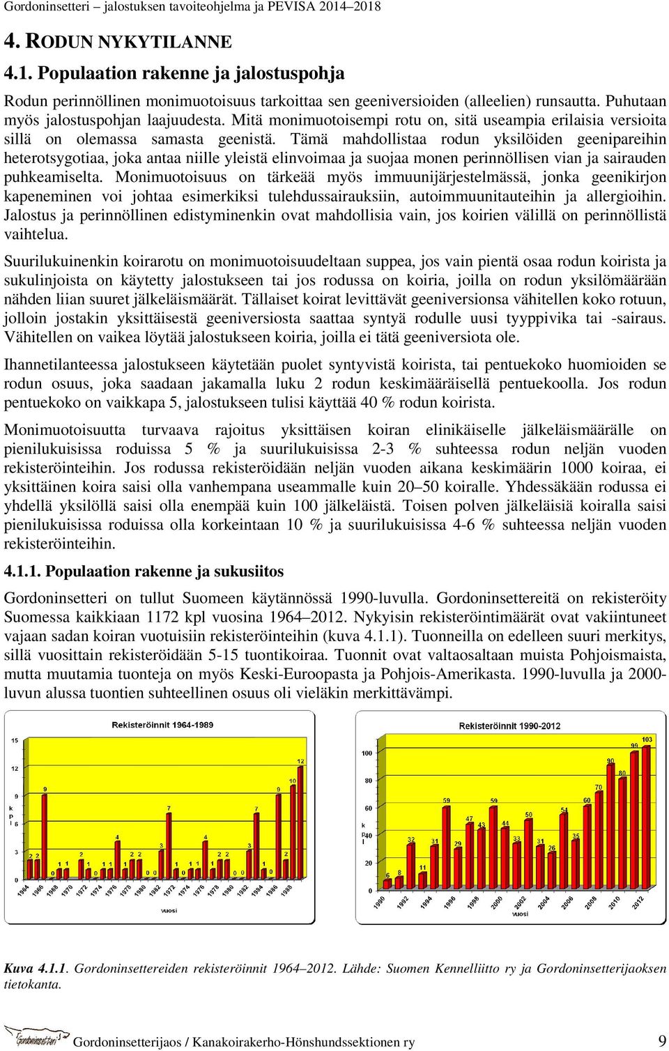 Tämä mahdollistaa rodun yksilöiden geenipareihin heterotsygotiaa, joka antaa niille yleistä elinvoimaa ja suojaa monen perinnöllisen vian ja sairauden puhkeamiselta.