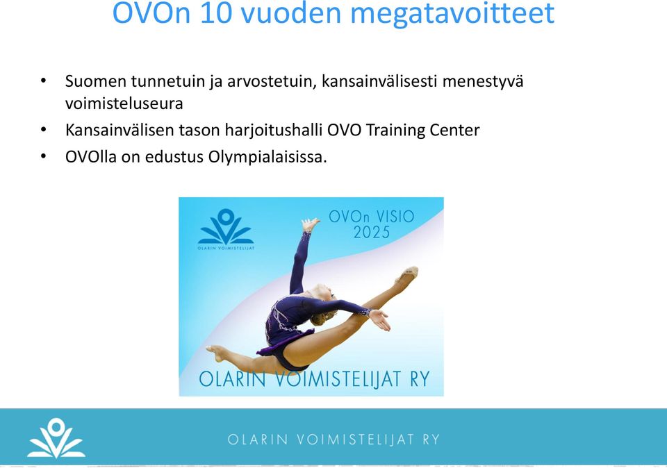 voimisteluseura Kansainvälisen tason