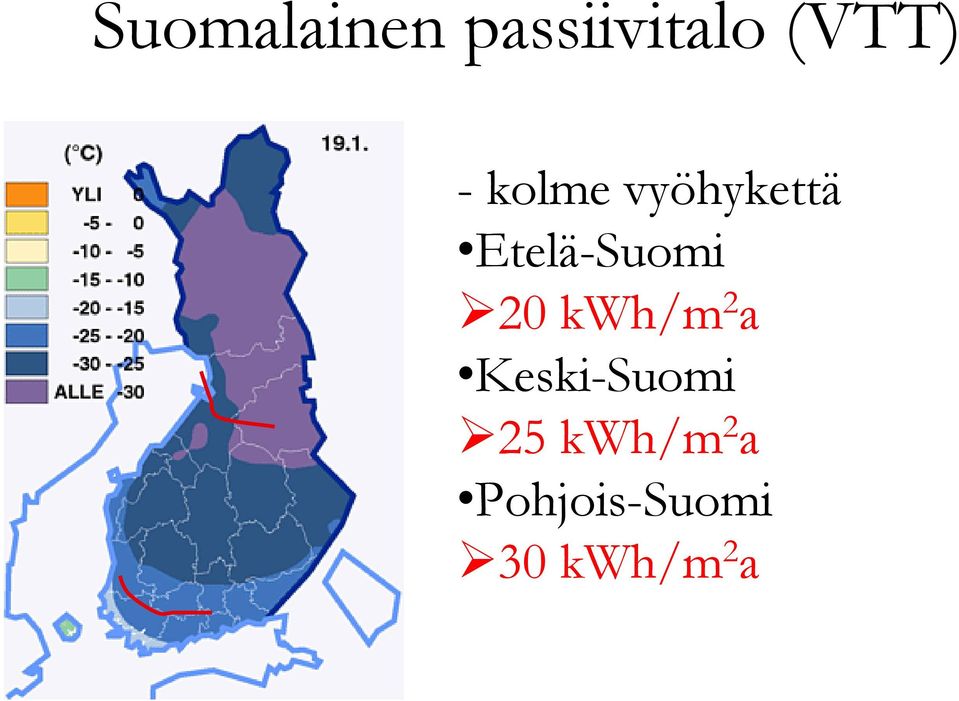 20 kwh/m 2 a Keski-Suomi 25