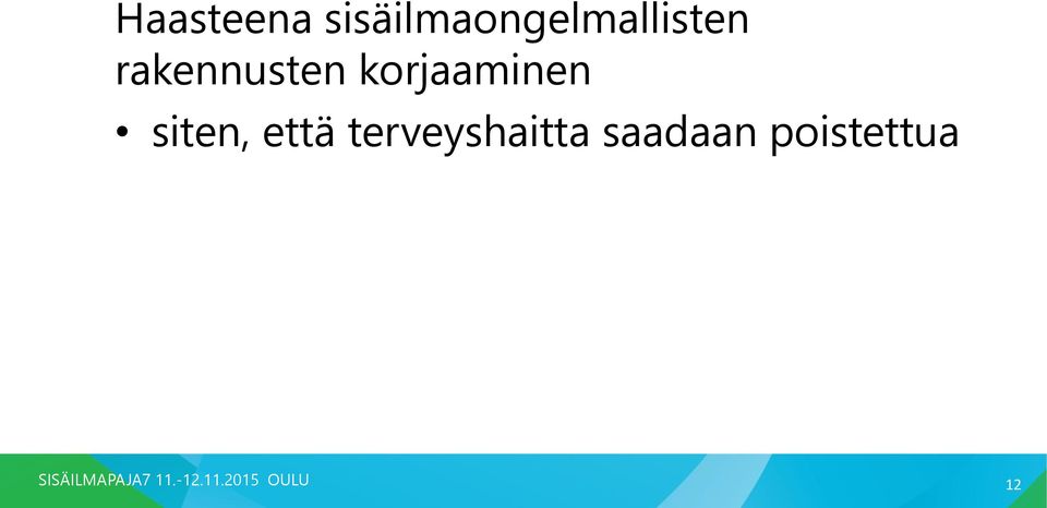 rakennusten korjaaminen