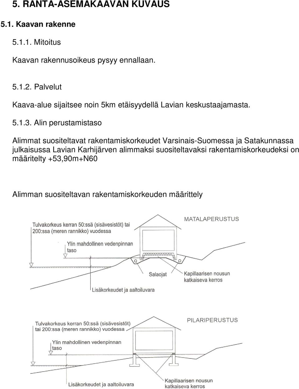 Alin perustamistaso Alimmat suositeltavat rakentamiskorkeudet Varsinais-Suomessa ja Satakunnassa julkaisussa