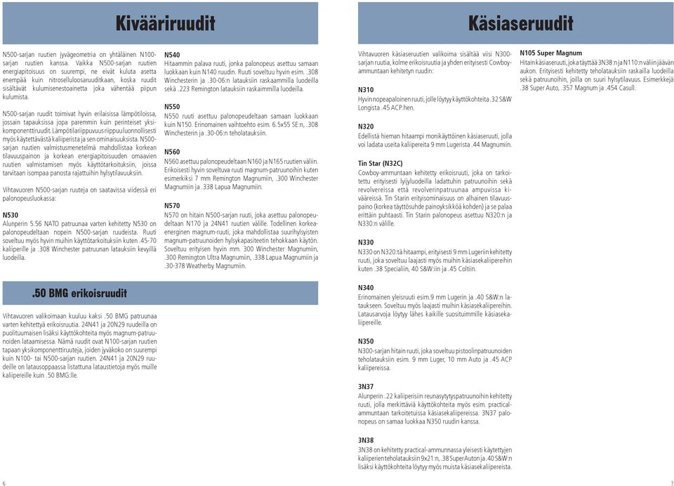 N500-sarjan ruudit toimivat hyvin erilaisissa lämpötiloissa, jossain tapauksissa jopa paremmin kuin perinteiset yksikomponenttiruudit.