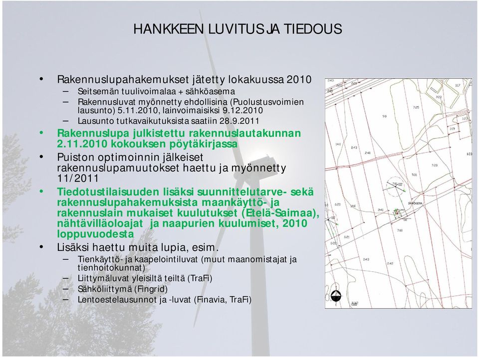 Rakennuslupa julkistettu rakennuslautakunnan 2.11.