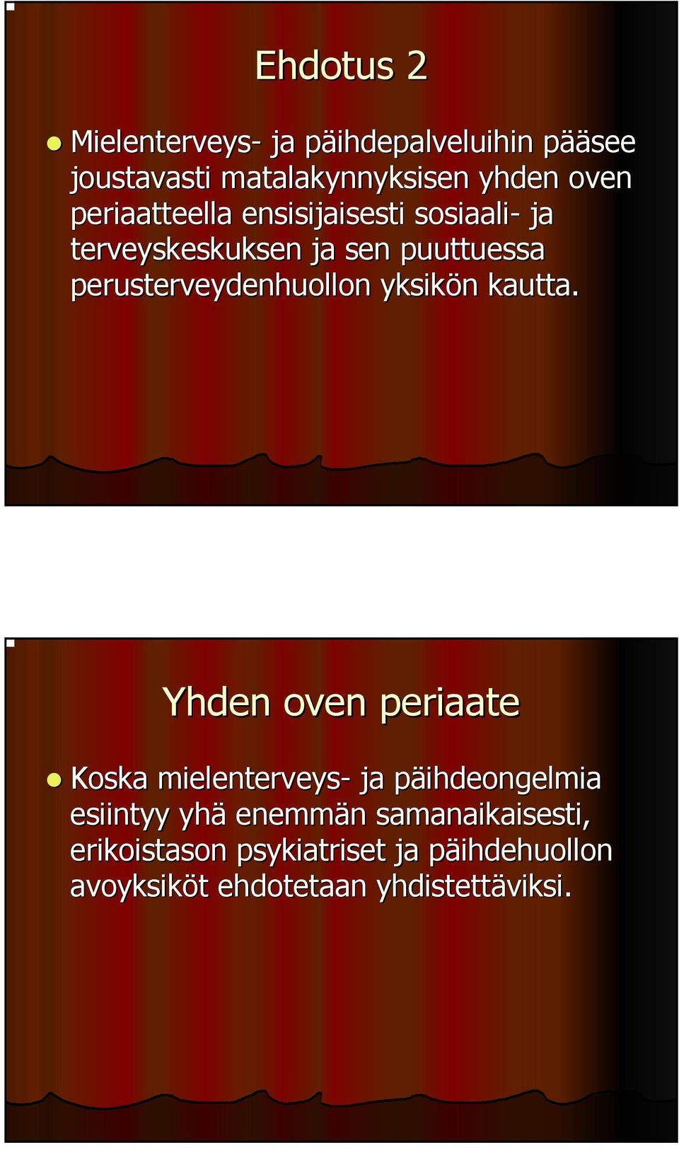 yksikön n kautta.