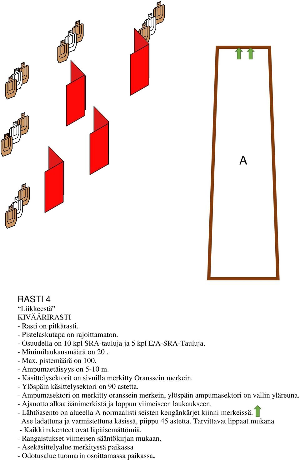 - Max. pistemäärä on 100. - Ampumaetäisyys on 5-10 m.
