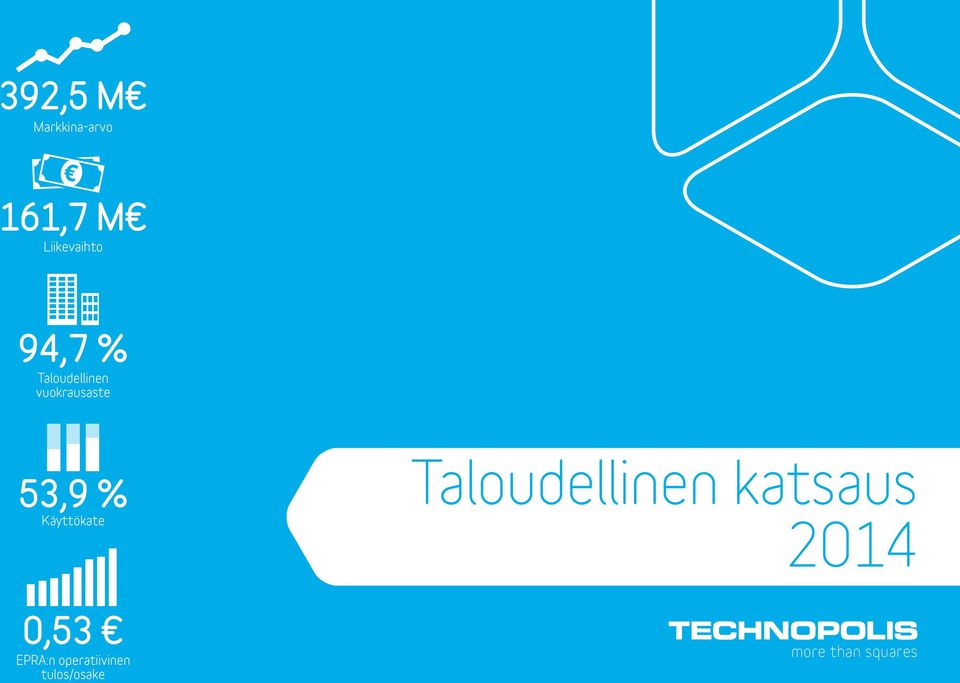 Käyttökate Taloudellinen katsaus 2014 0,53