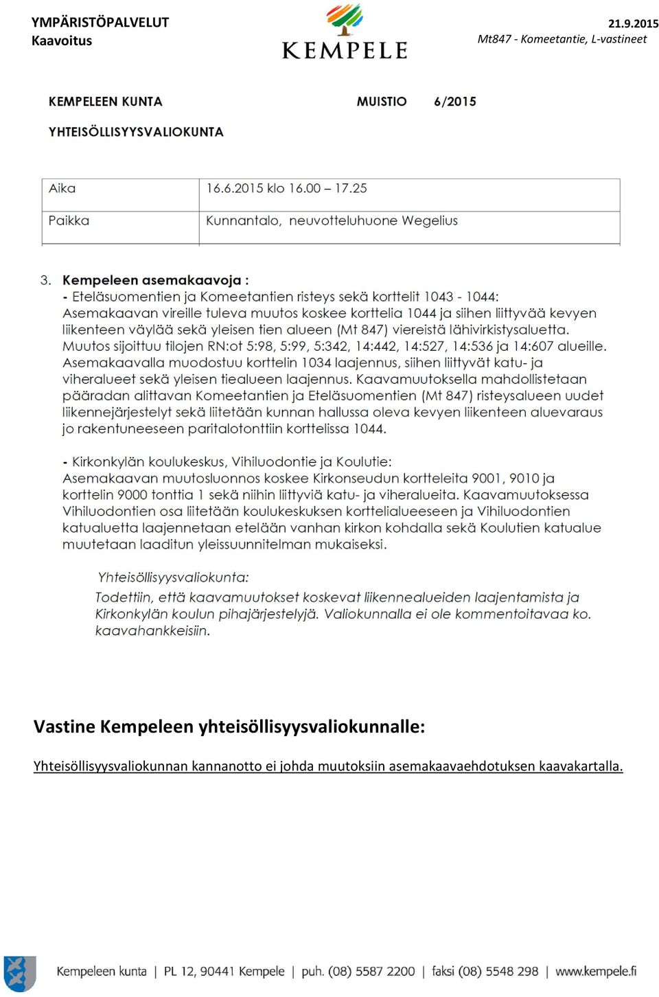 Yhteisöllisyysvaliokunnan