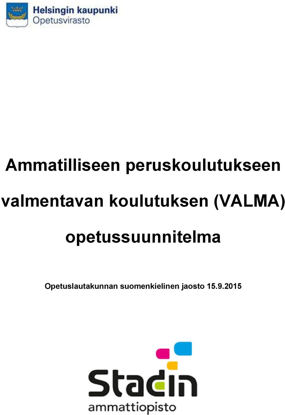 opetussuunnitelma