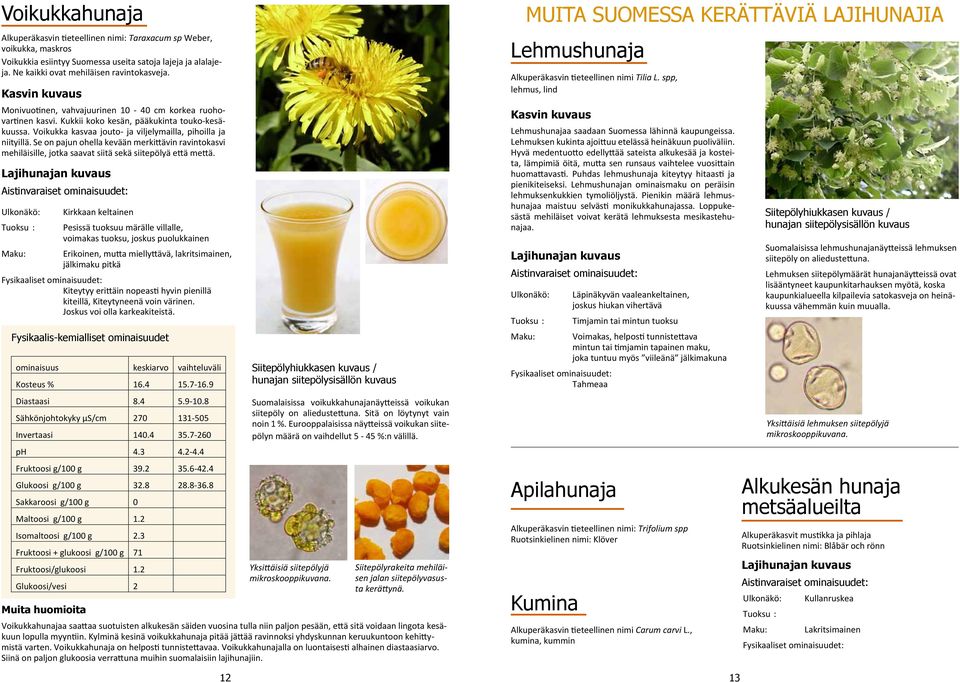 Se on pajun ohella kevään merkittävin ravintokasvi mehiläisille, jotka saavat siitä sekä siitepölyä että mettä.