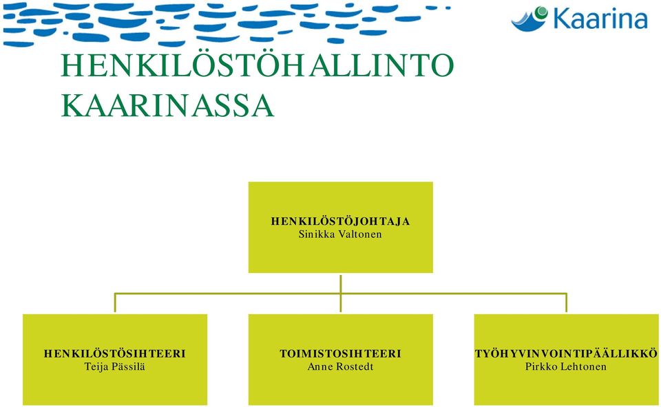 HENKILÖSTÖSIHTEERI Teija Pässilä