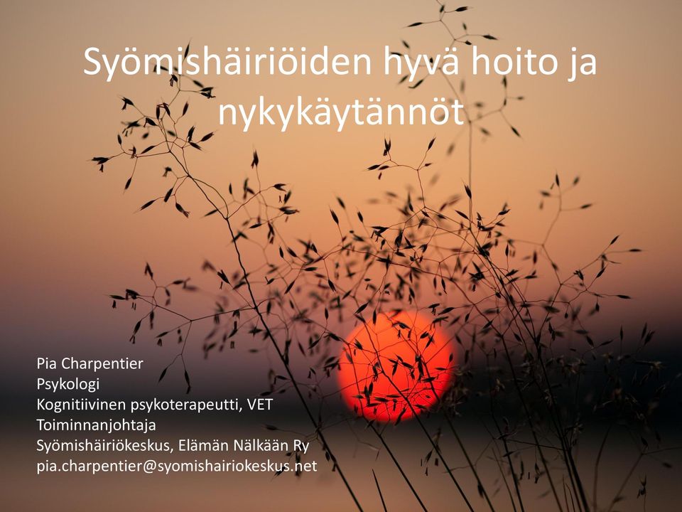 psykoterapeutti, VET Toiminnanjohtaja