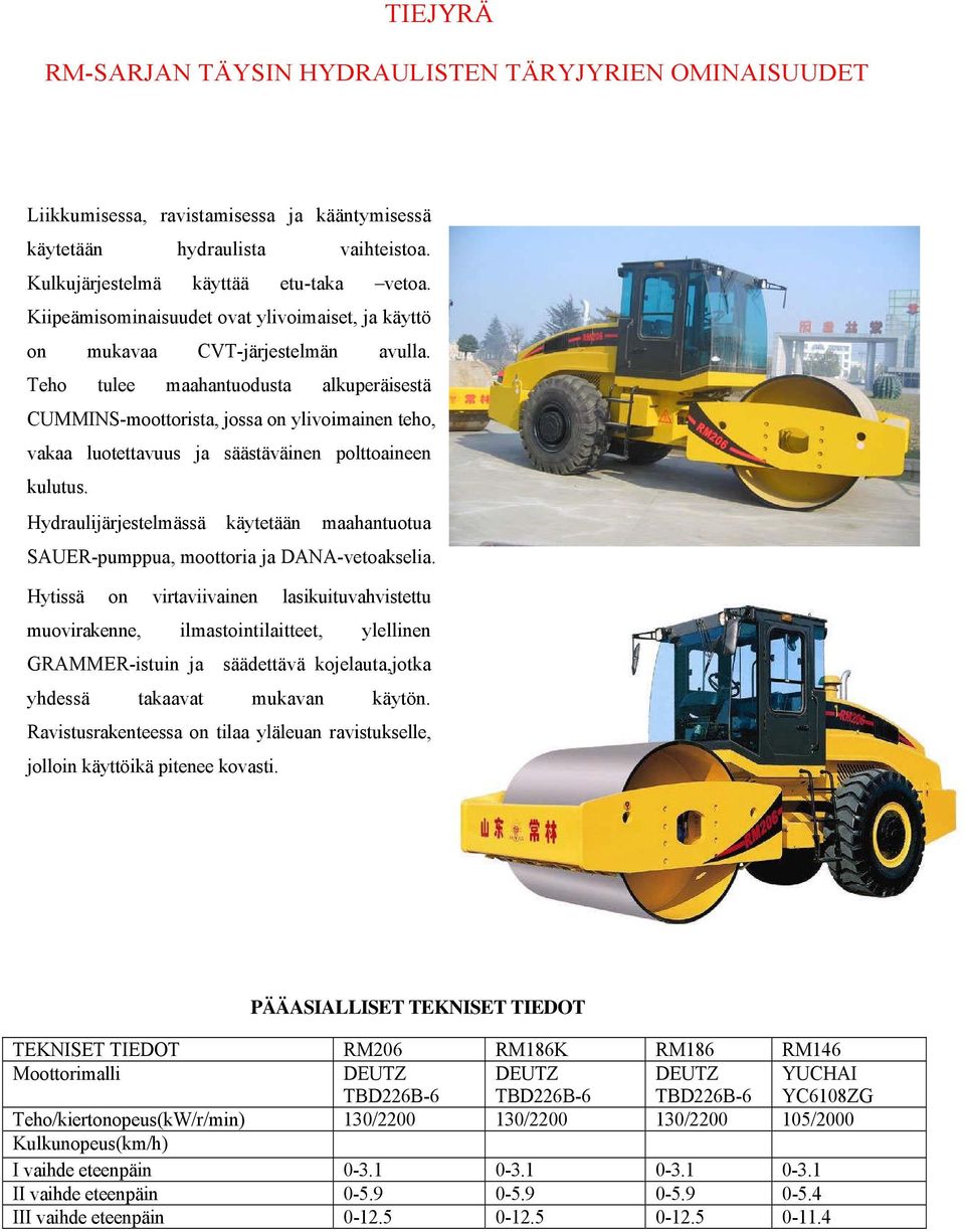 YRITYSTIETOA. Changlin Construction Machinery Co., Ltd., Shuhe Agricultural  Equipment - PDF Ilmainen lataus