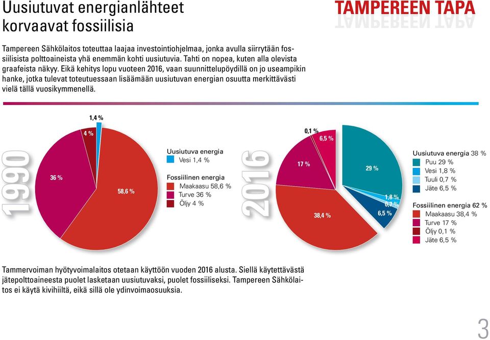 Eikä kehitys lopu vuoteen 2016, vaan suunnittelupöydillä on jo useampikin hanke, jotka tulevat toteutuessaan lisäämään uusiutuvan energian osuutta merkittävästi vielä tällä vuosikymmenellä.