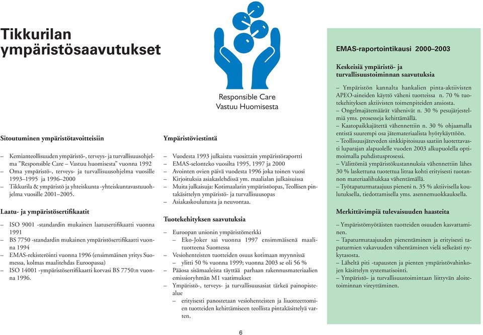 -yhteiskuntavastuuohjelma vuosille 2001 2005.