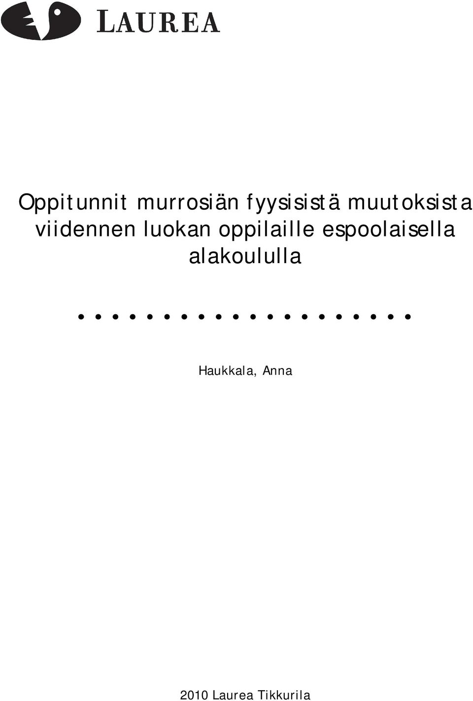 oppilaille espoolaisella