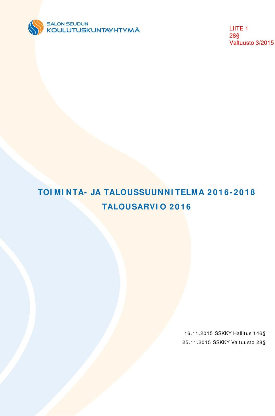 TALOUSARVIO 2016 16.11.