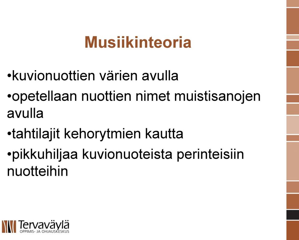 avulla tahtilajit kehorytmien kautta