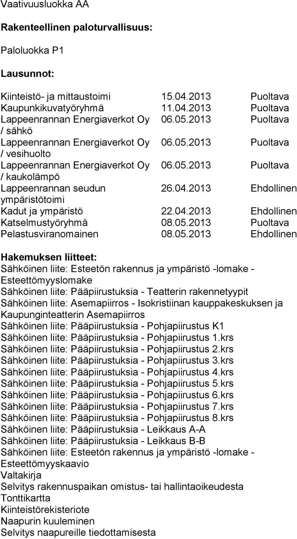 2013 Puoltava Pelastusviranomainen 08.05.