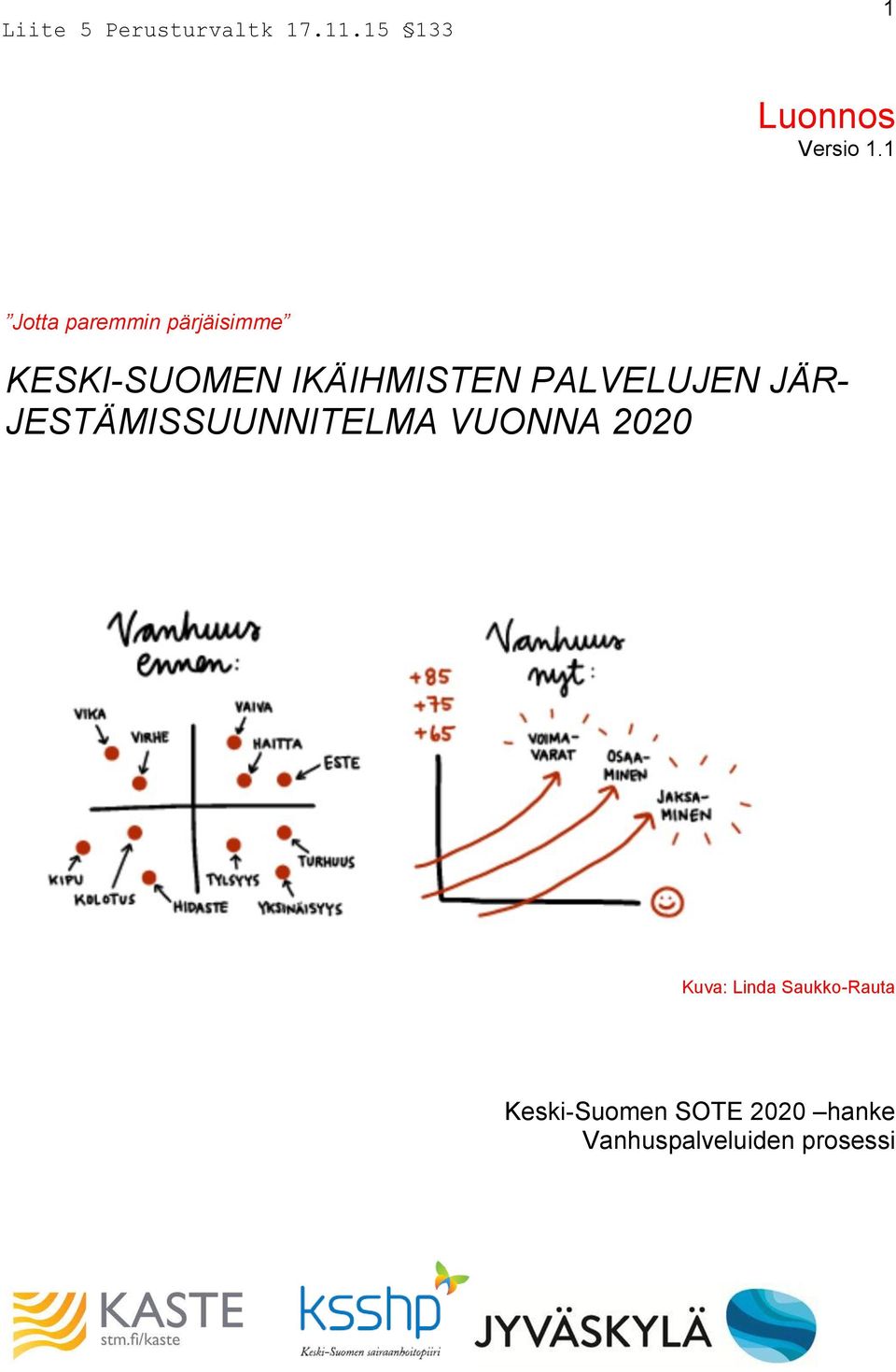 IKÄIHMISTEN PALVELUJEN JÄR- JESTÄMISSUUNNITELMA