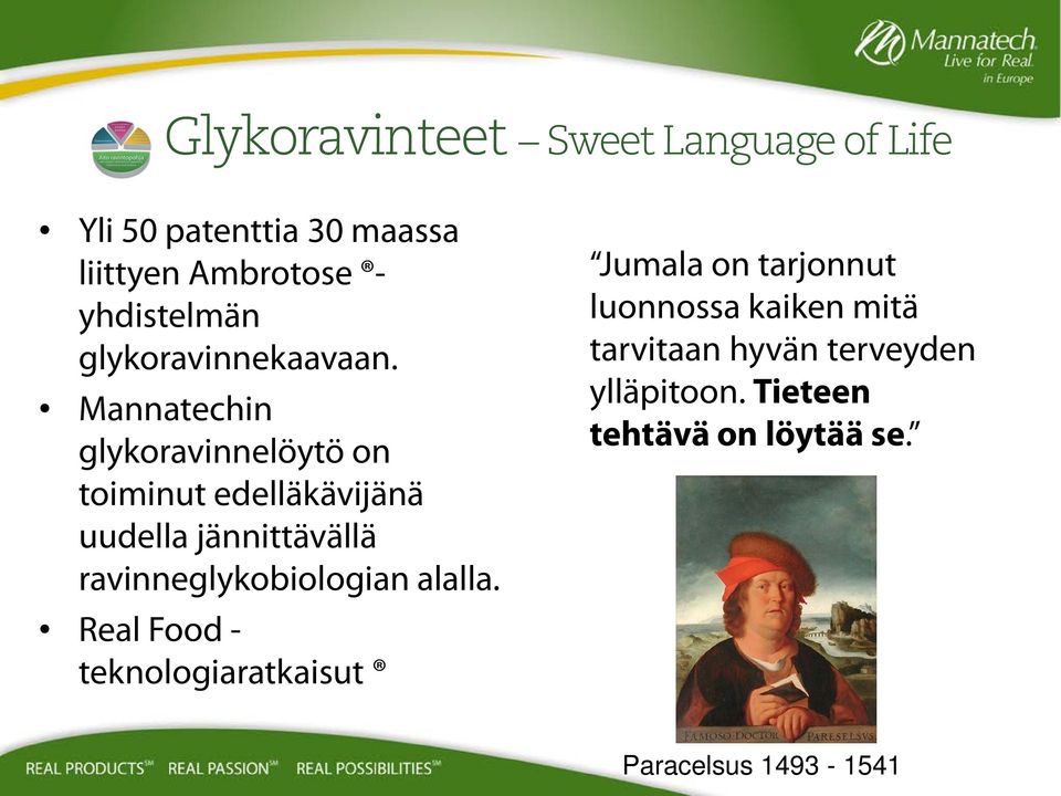 Mannatechin glykoravinnelöytö on toiminut edelläkävijänä uudella jännittävällä