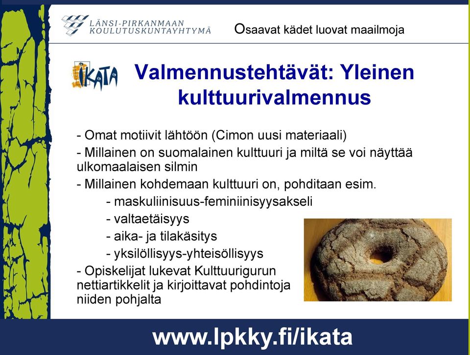 pohditaan esim.