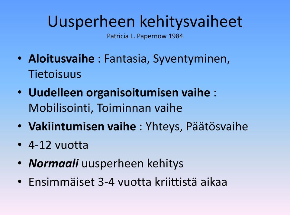 Uudelleen organisoitumisen vaihe : Mobilisointi, Toiminnan vaihe