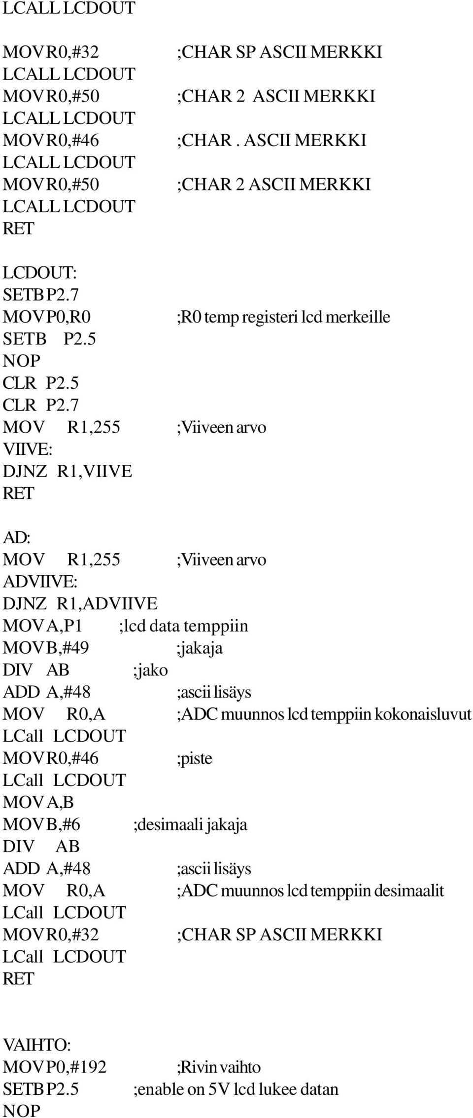 5 CLR P2.