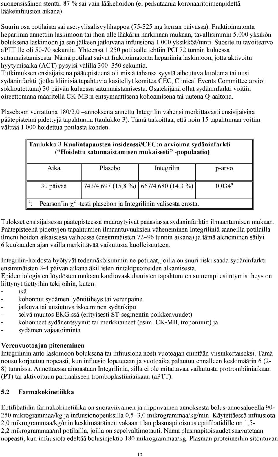 Suositeltu tavoitearvo aptt:lle oli 50-70 sekuntia. Yhteensä 1.250 potilaalle tehtiin PCI 72 tunnin kuluessa satunnaistamisesta.