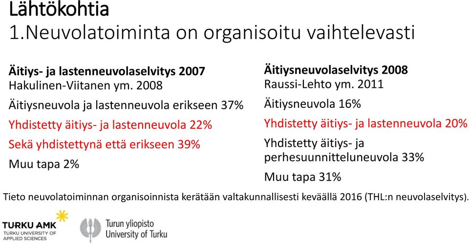tapa 2% Äitiysneuvolaselvitys 2008 Raussi-Lehto ym.