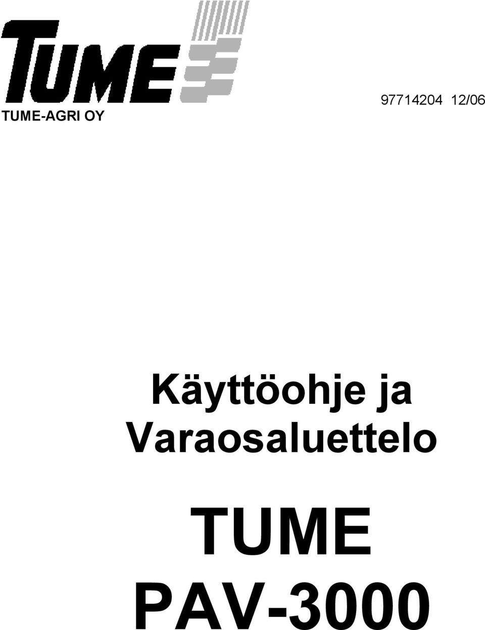 Käyttöohje ja