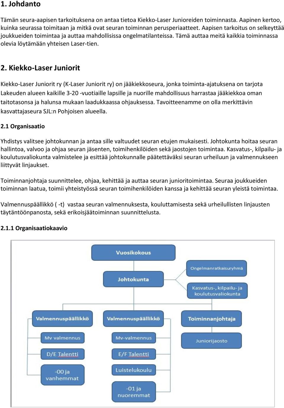 Kiekko-Laser Juniorit Kiekko-Laser Juniorit ry (K-Laser Juniorit ry) on jääkiekkoseura, jonka toiminta-ajatuksena on tarjota Lakeuden alueen kaikille 3-20 -vuotiaille lapsille ja nuorille