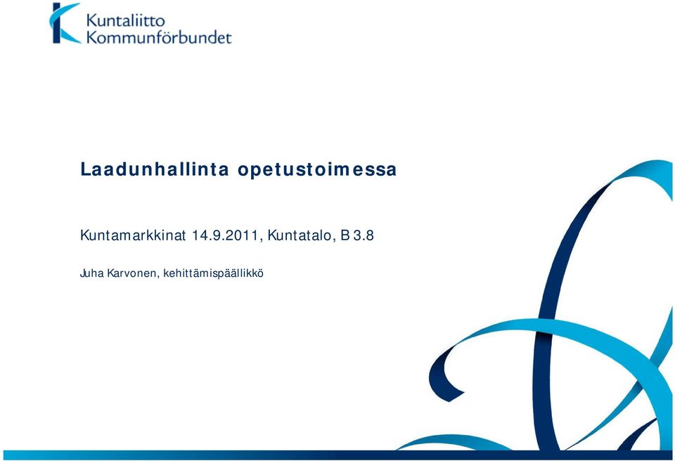 Kuntamarkkinat 14.9.