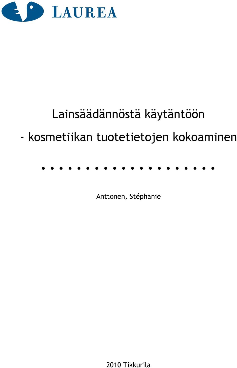 tuotetietojen kokoaminen