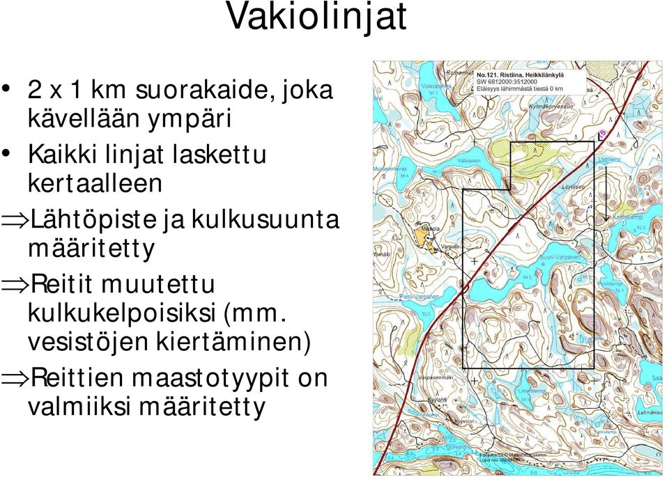 kulkusuunta määritetty Reitit muutettu kulkukelpoisiksi