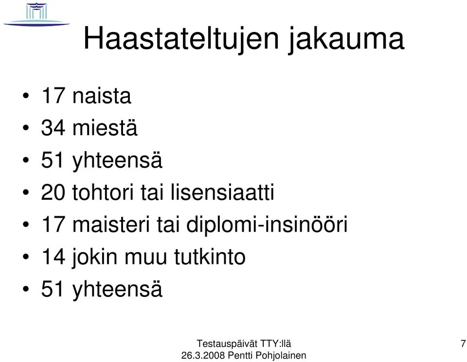 lisensiaatti 17 maisteri tai