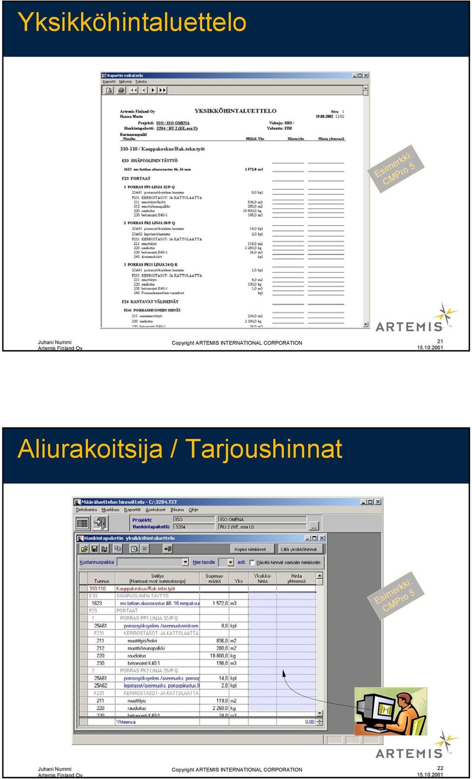 Aliurakoitsija / Tarjoushinnat CMPro 5