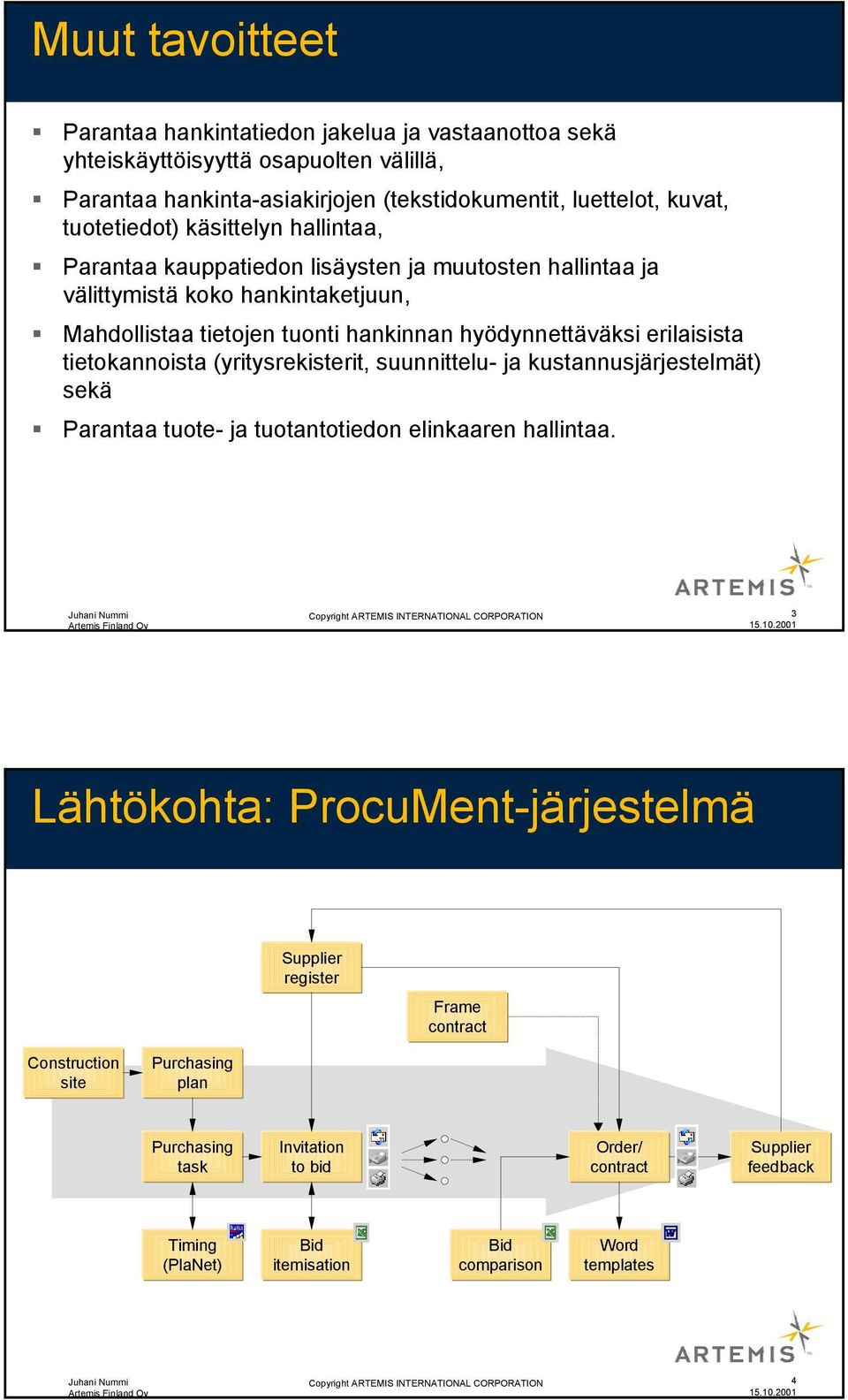 (yritysrekisterit, suunnittelu- ja kustannusjärjestelmät) sekä Parantaa tuote- ja tuotantotiedon elinkaaren hallintaa.