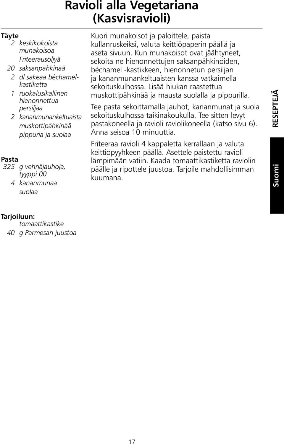 ja aseta sivuun. Kun munakoisot ovat jäähtyneet, sekoita ne hienonnettujen saksanpähkinöiden, béchamel -kastikkeen, hienonnetun persiljan ja kananmunankeltuaisten kanssa vatkaimella sekoituskulhossa.