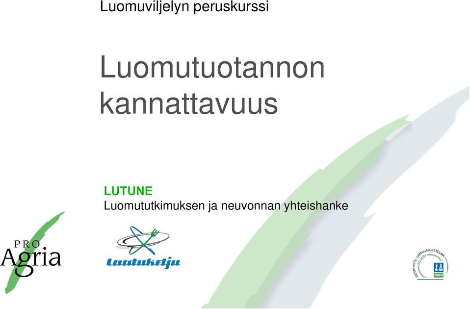 kannattavuus LUTUNE