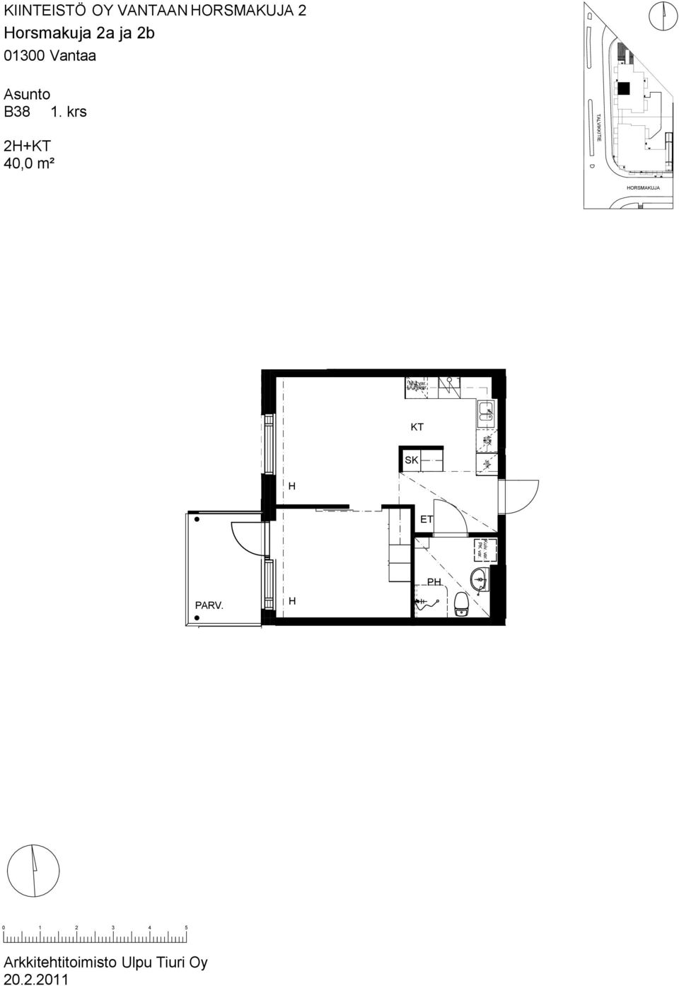 krs 2+KT 0,0 m² TVIKKITIE ORSMKUJ