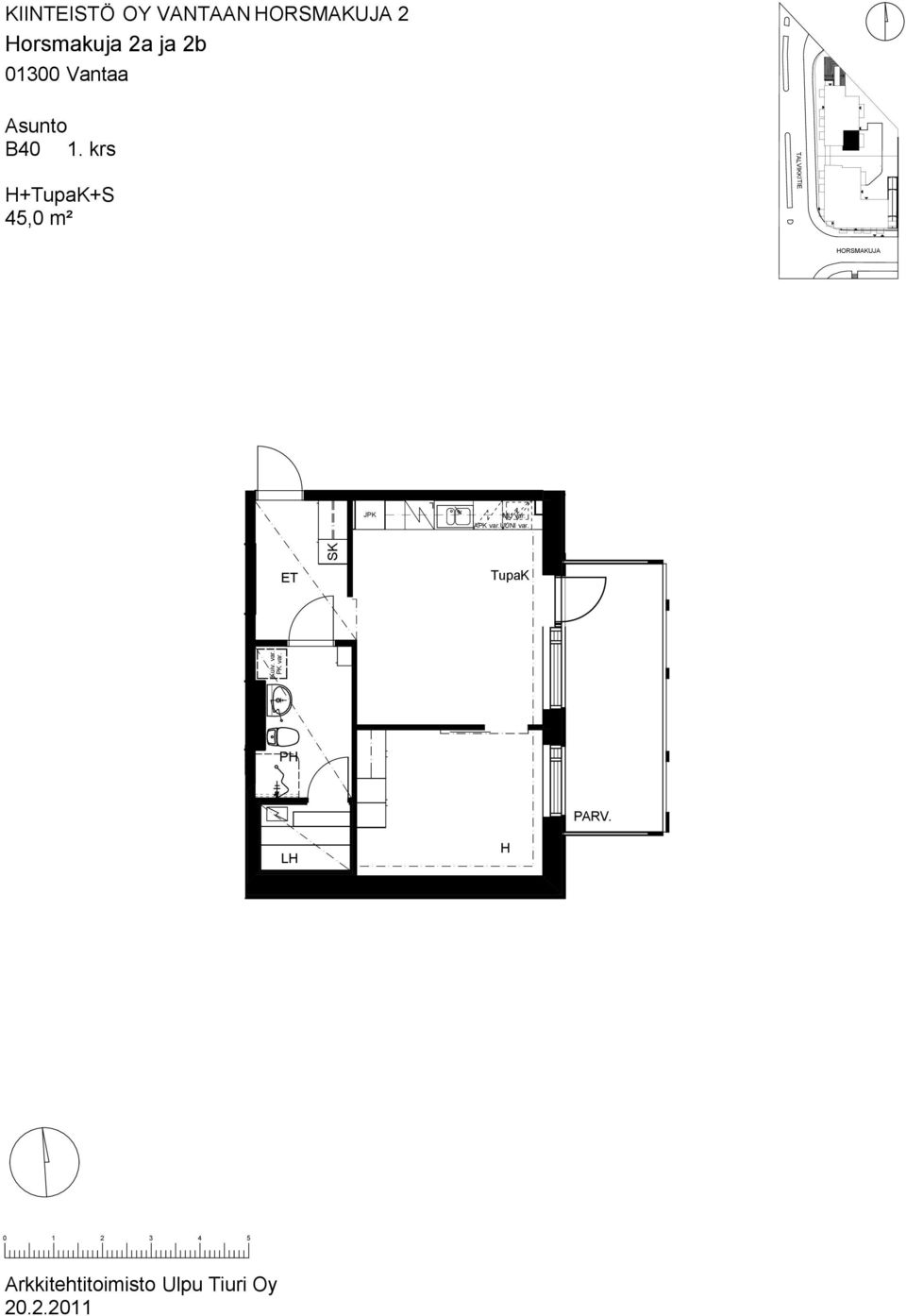 krs TVIKKITIE +TupaK+S,0 m² ORSMKUJ