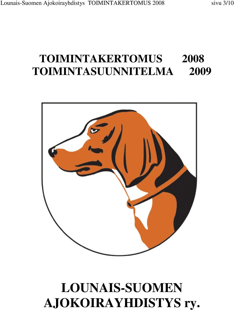 TOIMINTAKERTOMUS 2008