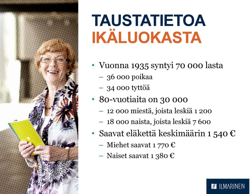 leskiä 1 2 18 naista, joista leskiä 7 6 Saavat