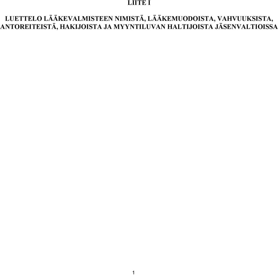 VAHVUUKSISTA, ANTOREITEISTÄ,