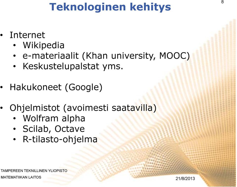 Keskustelupalstat yms.