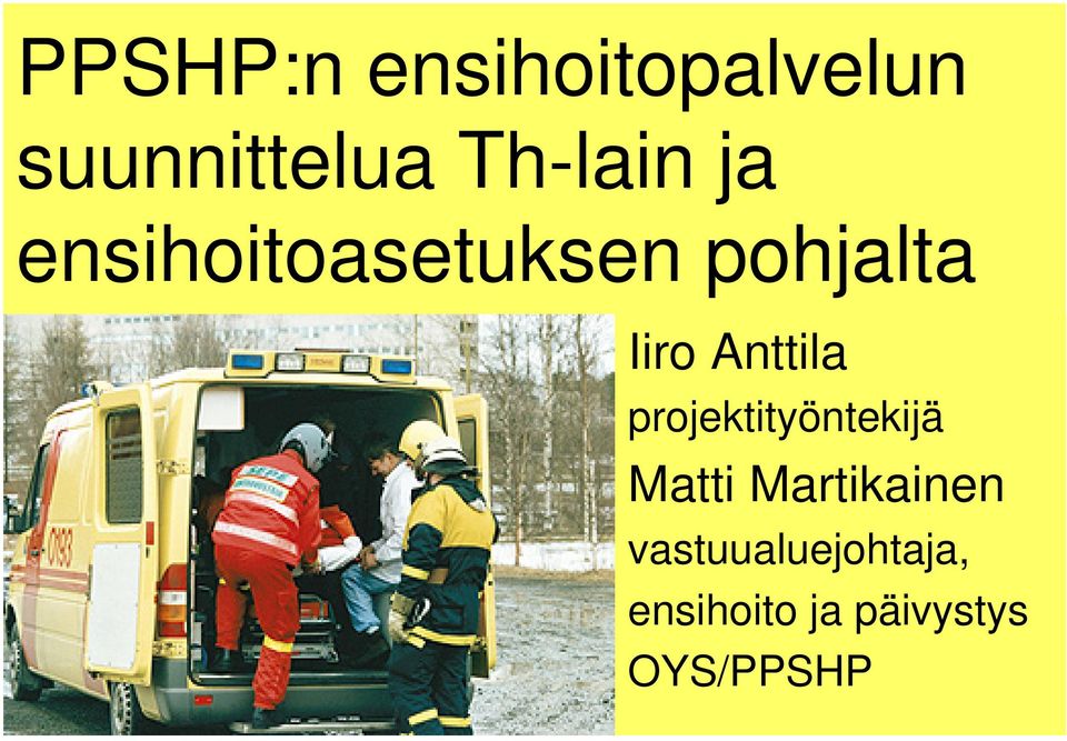 Anttila projektityöntekijä Matti Martikainen