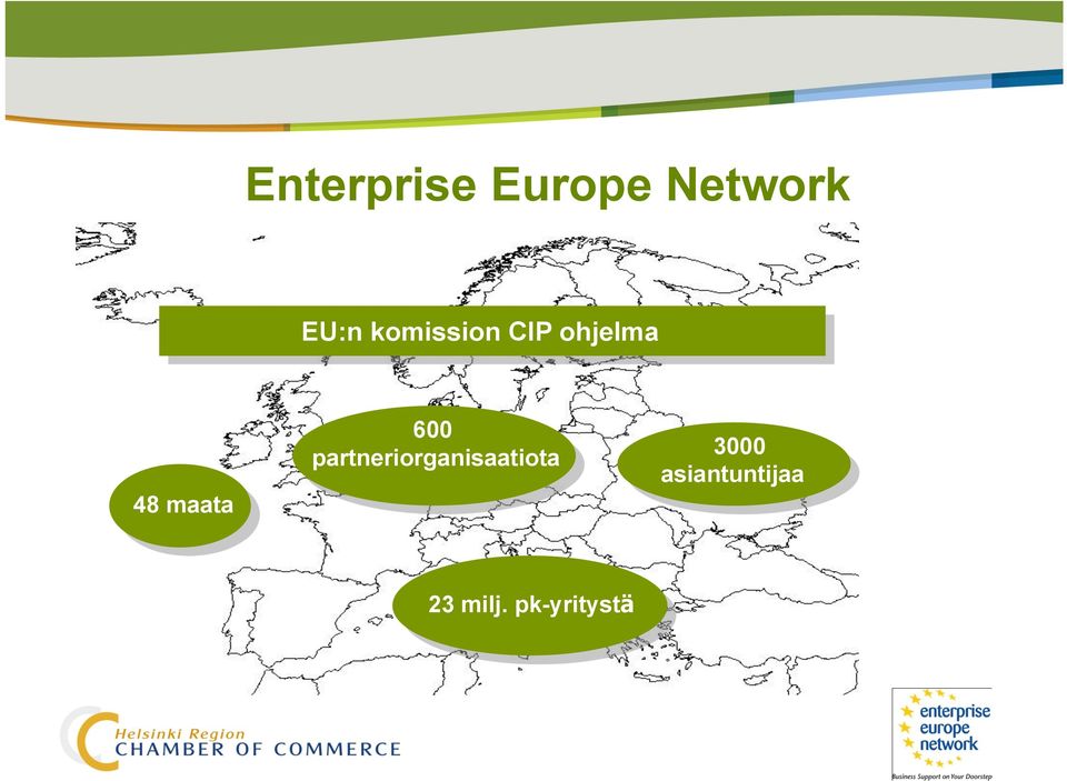 600 partneriorganisaatiota 3000