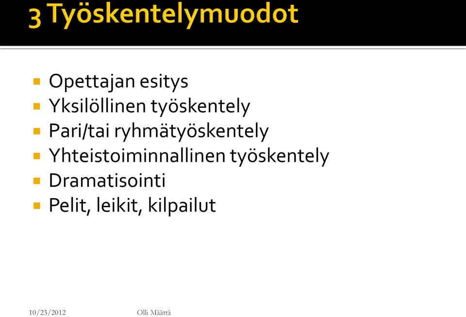 ryhmätyöskentely