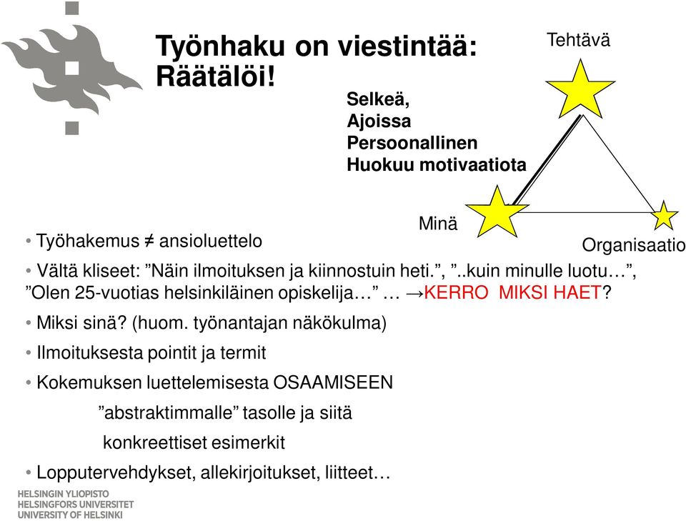 ilmoituksen ja kiinnostuin heti.,..kuin minulle luotu, Olen 25-vuotias helsinkiläinen opiskelija KERRO MIKSI HAET?